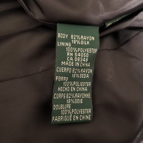 Ralph Lauren Womens L Plush High Neck Jacket Long Sleeve Full Zip Gorpcore Black - Picture 6 of 7